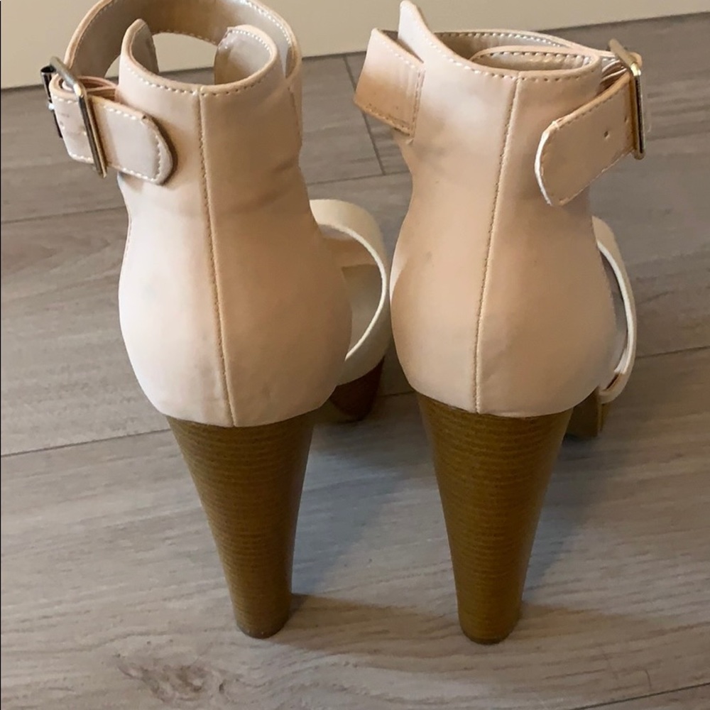Platform open toe heels - Picture 4 of 5